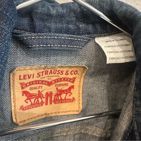 Levi’s | L | Men’s medium was Trucker Denim Jacket (Size L) - Picture 3 of 11